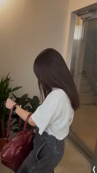 髪へのダメージを最小限に!ナチュラルストレート☔️