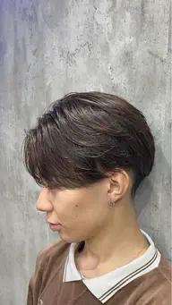 【🦄平日限定🦄】メンズカット➕パーマ➕トリートメント#毛流れ#センターパート#ツイスト#波巻き#ダメージレスパーマ