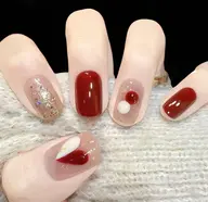 ⭐️新店キャンペーン中　セール【初回ソフトジェルオフ無料】★HANDお正月定額ネイル ◎店内参考デザイン豊富