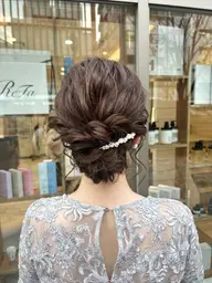 【セットモデル】お呼ばれヘアセットモデル