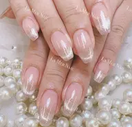 💗オフなしチップ長さだし10本＋マグネットフレンチ（シェルオフ＋500円）