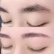 【ナチュラルブロウリフト✨】眉ワックス+毛流れパーマ+眉メイクアドバイス🫧 ¥4,980