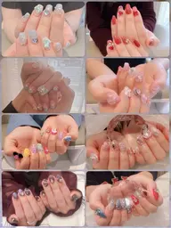 スカルプチュア💅埋め尽くし♡ピンクネイル🩷オフ無料🩷全部叶えたいコース♡
