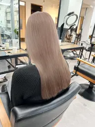 ブリーチなしで作るうる艶ミルクティーベージュ🧸🍐+クイックトリートメント付き🌙