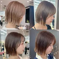 【3月限定】くびれボブカット+透明感カラー+超音波グロストリートメント❣️