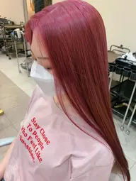 ダブルカラー+Aujua4ステップトリートメント🌈🌿