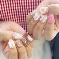 オフなし ジェル90分🩵何でもデザイン/店内パーツ◎やり放題コース