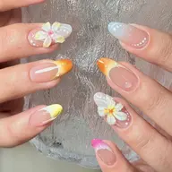 【長さだし】残暑限定ハワイアンズネイル