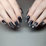 ワンカラーネイル+パーツ乗せ放題