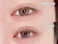 【韓国式🎀上下まつげパーマ】アイシャンプー/ケラチントリートメント/コーティング付‪💚