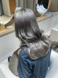 ブリーチ+透明感カラー🦋