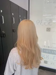 【🔥ホワイト系カラークーポン🔥】ハイトーンカラー(ブリーチ3回)