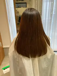 超音波トリートメント、シャンプー、ブロー