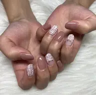 【長さ出しオフあり】【ネイルモデル】ハンドジェル持ち込みアート 4本