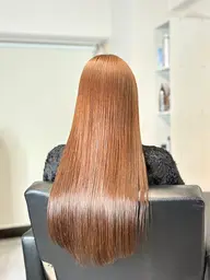 ブリーチなしダブルカラー+髪質改善トリートメント