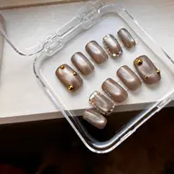 《オーダーネイルチップ》成人式、結婚式、普段ネイルできない方❤️シンプルデザインからアートまで¥5500〜