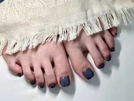 【フットネイル】ワンカラー5500《初回ジェルオフ無料》