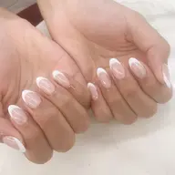 フレンチネイル⭐️ベースカラー有り/バーチャルフレンチ可能※パラジェル・フィルイン対応可