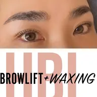 【まつ毛パーマ&ハリウッドブロウリフト】セットメニューです。