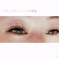 フラットラッシュ (軽い&長持ち) 上 つけ放題 【オフなし】