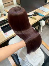 【ロング料金なし】ワンカラー+Aujuaトリートメント💕✨️