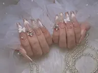 長さ出し10本🌺アートやり放題🌺持ち込みデザイン可能【オフなし】