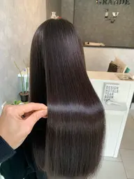 カット＋縮毛矯正＋link 2stepトリートメント