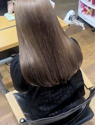 カット💇🏻‍♀️＋ブリーチなしダブルカラー🪽✨【透明感カラー/似合わせカラー/ブリーチなしカラー/梅田/茶屋町】