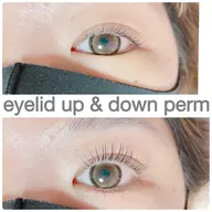 上下セットでお得に綺麗なお目元に♡ アイリッドアップパーマ＆アイリッドダウンパーマ
