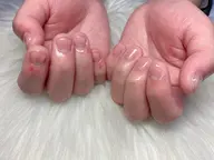 ファイリング&甘皮処理&クリアジェル&保湿オイル