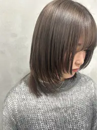 大人気✨透明感抜群🫧アディクシーカラー+カット+オージュアヘアマスク