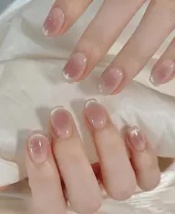 【モデル募集】【オフあり】ワンホンチークマグネットフレンチネイル