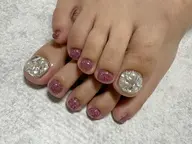 ワンカラーネイル(ラメも可)、マグネットネイル、フラッシュネイル