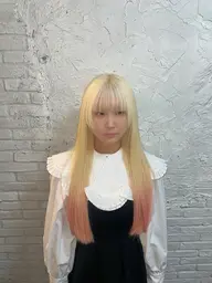 💫通常メニューよりお安くできるおまかせダブルカラー(ブリーチ+カラー)💫肌の色などに合わせたカラーを提供します!