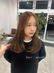 ナチュラルなレイヤーカット + 3STEPトリートメント