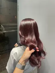 【平日ミニモ限定価格】オーダーメイドワンカラー+ナノケアトリートメント+シャンプーブロー🪄