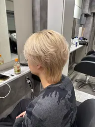 カット+フェザーパーマ+トリートメント