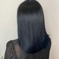 🫐暗髪カラー(ブルーブラック、地毛風カラーなど)(ブリーチなし)➕ツヤ髪トリートメント🫐