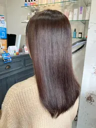 ［メンテナンス］カット＋ツヤ髪カラー＋髪質改善トリートメント