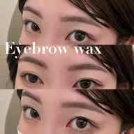 【 メンズOK️🆗】45分☆アイブロウWAX☆眉パック付☆￥6000