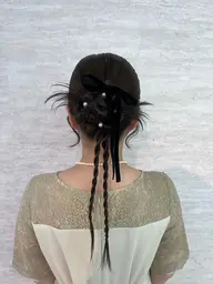 【🐈‍⬛🎀お呼ばれヘアセット🐈‍⬛🎀】結婚式やパーティに💍