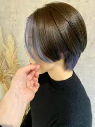 💇🏻♀️レディース限定 カット+インナーカラー(ブリーチ有り)+艶トリートメント