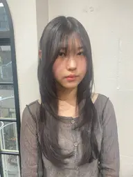 ☁️《 当日限定クーポン‼️❤》カット➕ケアカラー ➕超音波アイロン付き2STEPトリートメント 🦋💎