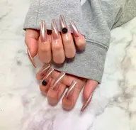 ハンドネイル♡ジェリップ10本（長さだし）マグネットorフラッシュ（オフなし）