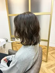 カット+パーマ+Aujuaトリートメント