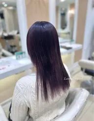 【髪の毛のダメージを抑えた】ブリーチなしのイルミナカラー(ワンカラー)🫧🩵