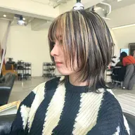 【白髪ぼかしにも効果◎】リタッチカラー＋ハイライト