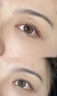 まつげパーマ上