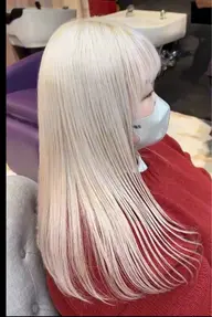 ダブルカラー（リタッチブリーチ+フルカラー。フルブリーチは+1,000円）