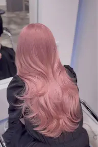 9月限定💗理想のカラーに✨️2ブリーチ+カラー